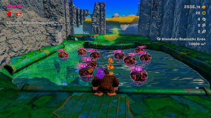 How should I cross this pond full of bombs? As always, there’s a variety of options.
