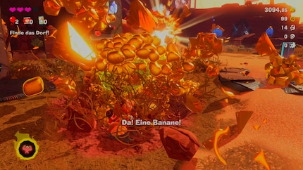 At times, you can’t even see the monkey because of all the particle effects. It’s wonderfully chaotic.