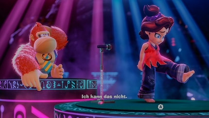 Pauline’s too scared to sing at first.