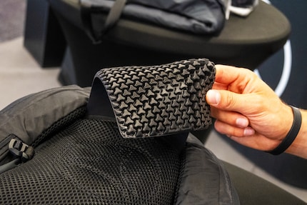 La protection dorsale certifiée TÜV dans l'Airding.