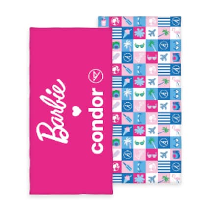 This beach towel is one of the exclusive items available from Condor