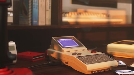 Fan rendering of a retro-inspired console.