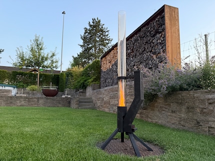Light it up without climate guilt: the fire tube from Gardenflare.