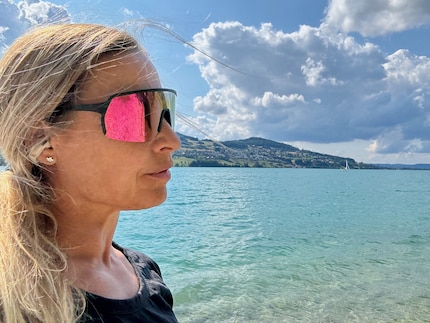 Les lunettes s’en sortent également très bien avec les reflets sur l’eau.