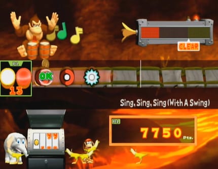 «Donkey Konga» a été développé par la même équipe que la série de rythmes «Taiko no Tatsujin», bien connue au Japon.