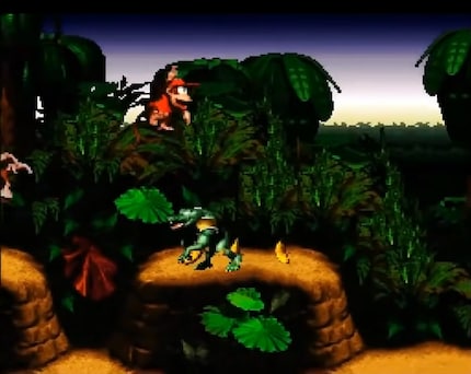 Grâce à un procédé de compression particulier, «Donkey Kong Country» est graphiquement bien supérieur à la plupart des jeux SNES.