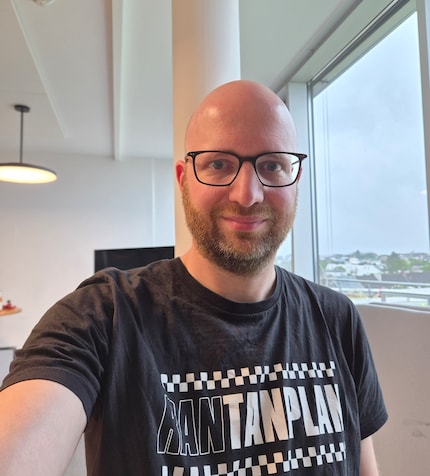 Selfie avec la caméra principale.