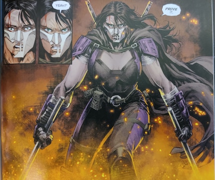 Casey a l’air plutôt badass. Son look me rappelle beaucoup l’ancien de Shredder.