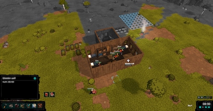 My first little hut is ready.