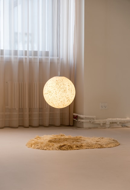 Pix Lamp : en combinaison avec la lumière, la teinte est encore plus chaude. 
