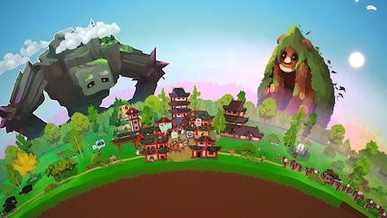 With various spirits of nature, I watch over the villages on my planet.