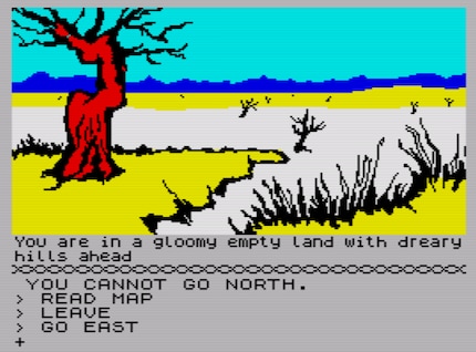 In a cave in the ground…