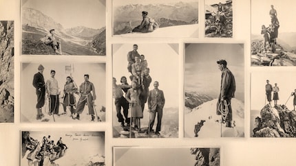 The historical photos from his grandad’s collection served as inspiration for David.