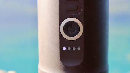 The lights show you the battery status. When brewing coffee, they tell you how much longer you need to wait.