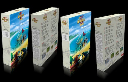 L'édition boîte contient, outre le jeu sur DVD, un manuel, un atlas du monde et des cartes postales au look rétro.