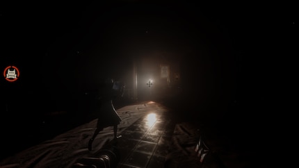 An enemy has activated their torch at the wrong moment and revealed their position.