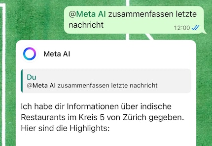 Meta AI can give you summaries, advice and more – and saves all these requests.