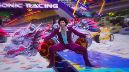 Ichiban and his dragon kart. What more could I possibly want?