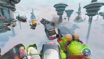 In the demo, I have to tackle entire platformer sections with the skateboard.