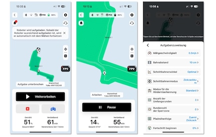 Les menus de l’appli sont assez imbriqués et les éléments de commande manquent parfois de clarté.
