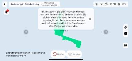 Pas de panique ! La cartographie manuelle via l’appli peut tout d’abord sembler déroutante et exige plus de travail, mais elle donne un meilleur résultat.