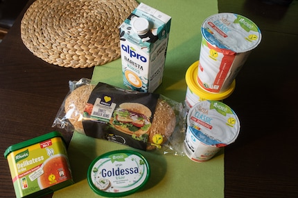 Différents produits végétaux, différents labels.