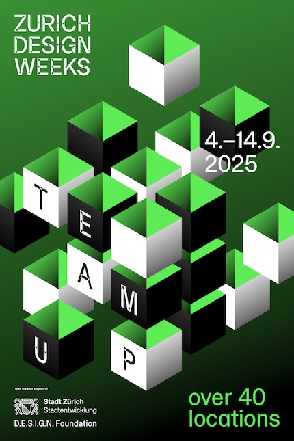In September 2025, Zurich will once again shine in neon green. The key visual will appear on flyers and posters throughout the city.