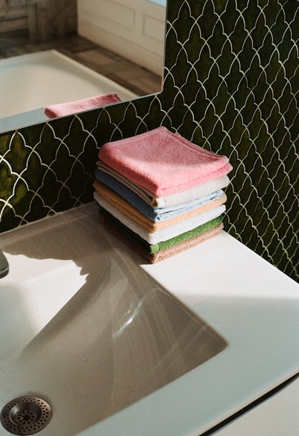 Repetitive patterns, often inspired by architecture or nature, are the key to the look.