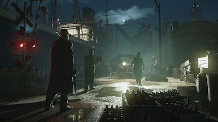 Smuggling in the harbour of Lost Heaven: The American myth relies on big city flair and a night-time atmosphere.