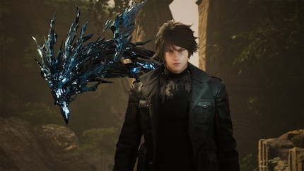 The protagonist and his companion – an interdimensional dragon