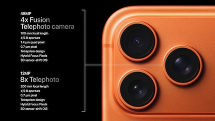 Ce qu'Apple appelle «8× Telephoto» n'est rien d'autre qu'un crop numérique à partir du nouvel appareil photo à quatre téléobjectifs.