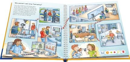 Comment fonctionne la police scientifique et que fait le laboratoire de police ? C'est ce que les enfants découvriront dans le nouveau titre Tiptoi.
