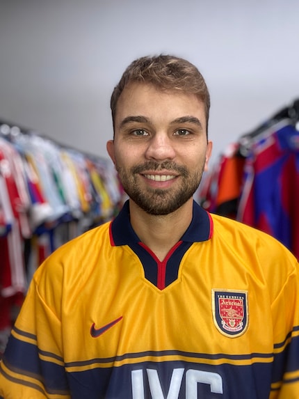 Leon Rademaker runs a store where fans can find their favourite old jerseys.