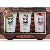 Accentra Badeset HIPSTER STYLE XMAS in Geschenkbox, inkl. 3 x 100ml Hair & Body Wash, Duft: Oak & Citrus, ...