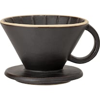 Bloomingville Leah Coffee Dripper, Black, Stoneware