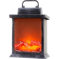 IKO Table chimney LED operated h = 22cm b = 15cm (silv