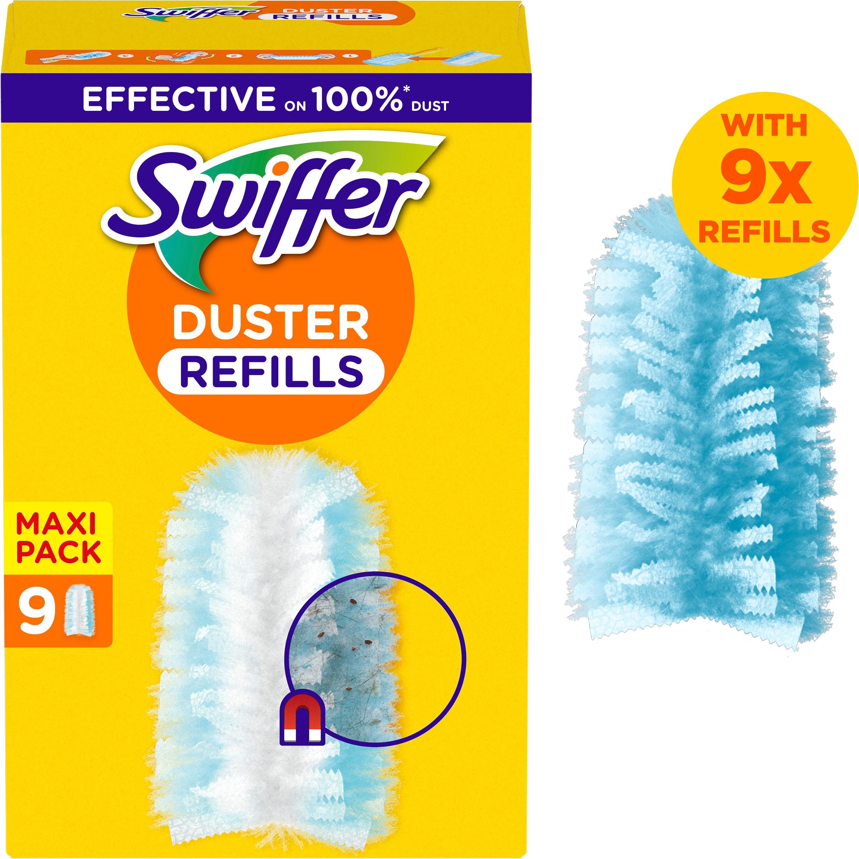 Lot De 6 Recharges Swiffer Dusters - Aimant à Poussière - Fabriqué En Belgique