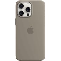 Apple Etui silicone iPhone 15 Pro Max avec MagSafe (brun argile) (iPhone 15 Pro Max)