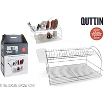 Quttin dish drainer with plastic tray quttin