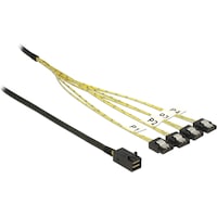 Delock Dellock SAS cable: SFF-8643- 4xSATA , 0.5m