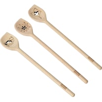 Kuhn Rikon Set de spatule en bois 3 pièces