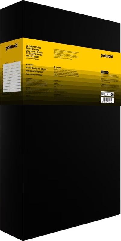 Polaroid 8x10 Duochrome Film Black Yellow buy at Galaxus
