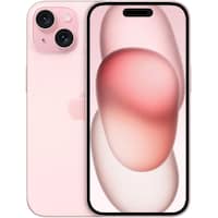 Apple iPhone 15 (128 Go, Pink, 6.10", SIM + eSIM, 48 Mpx, 5G)
