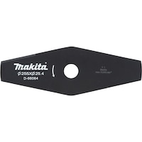 Makita D-66064 2 Tooth Impact Knife 255x25 4mm (Lawn mower blades + replacement blades garden machinery)