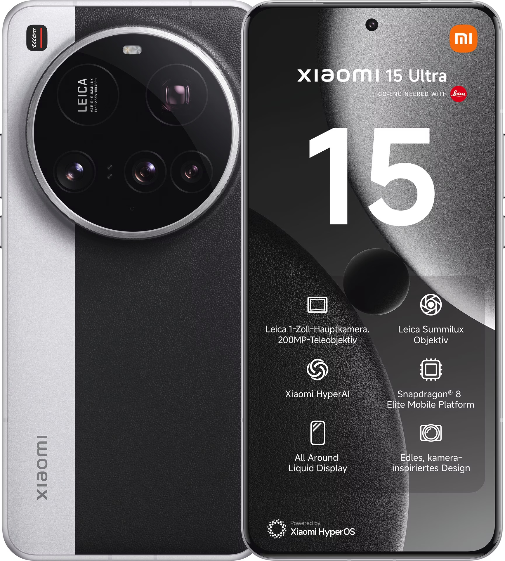 Xiaomi 15 Ultra (512 GB, Silver Chrome, 6.73