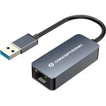 Conceptronic Adaptateur USB3.0-> 10/100/1000/2500 (USB 3.2, RJ45 2.5 Gigabit Ethernet (1x))