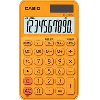 Casio Calculatrice de poche SL310UCRG 10 chiffres orange (Cellules solaires)