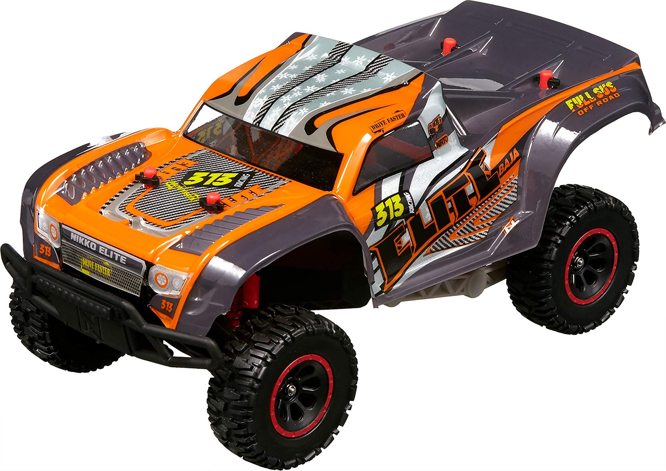 Nikko 10071 Elite Trucks Voiture telecommandee RC Vehicule tout terrain jusqu a 20 Km h avec USB. Galaxus
