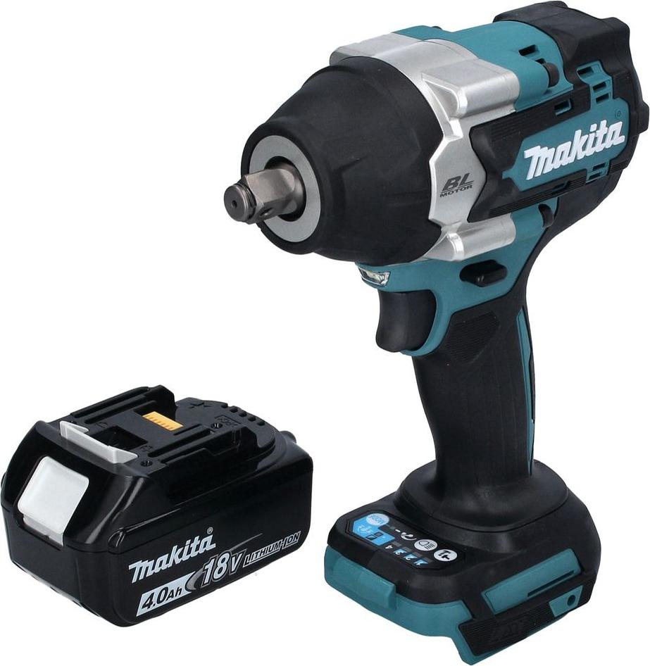 Makita DTW 700 M1 Battery impact wrench 18 V 700 Nm 1 2 XPT Brushless 1x battery 4.0 Ah without Rechargeable battery operated Galaxus