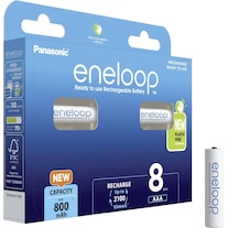 Panasonic Eneloop (8 pcs., AAA, 800 mAh)